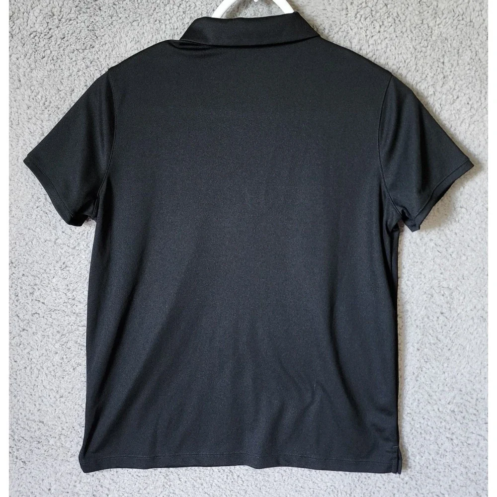 Nike Girls Size XL‎ DriFit Golf Victory Polo Shirt Polyester Black DN1967-010